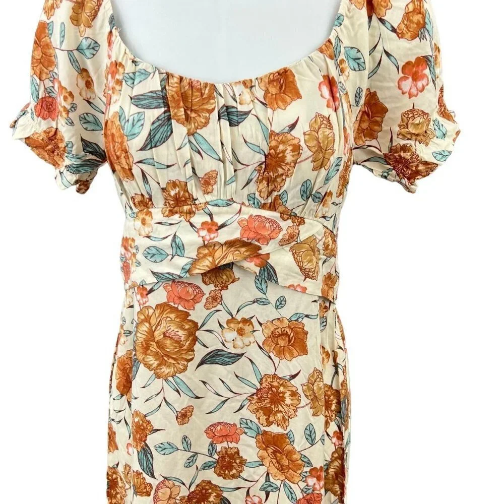 Fortunate One Caramel Kisses Midi Dress Size S - Picture 12 of 16